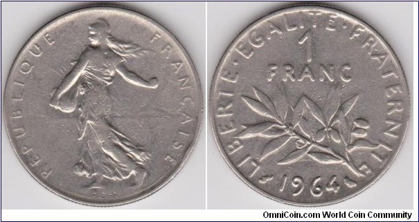 1 Franc 1964