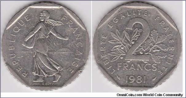 2 Francs 1981