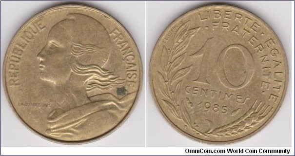 10 Centimes 1985