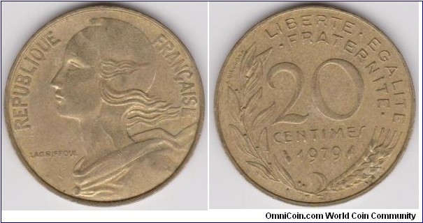 20 Centimes 1979