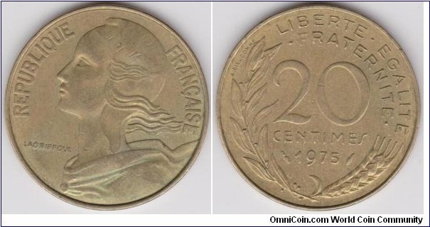 20 Centimes 1975
