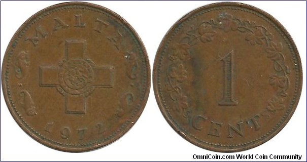 Malta 1 Cent 1972
