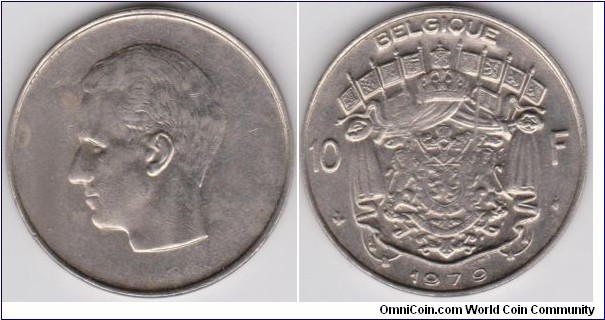 10 Francs 1979 Belgium