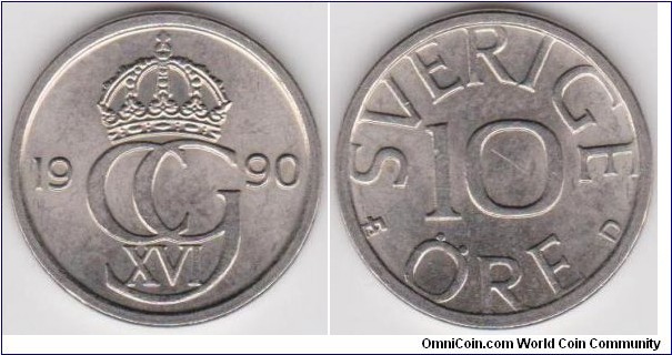 1990 10 Öre Sweden