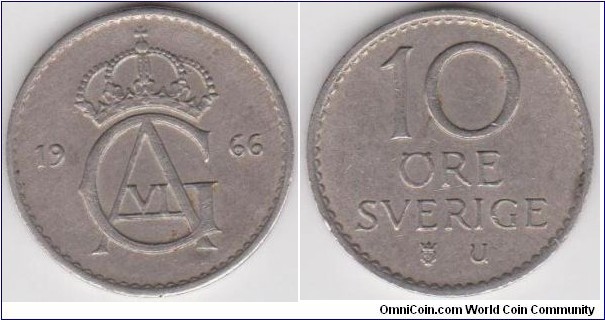 1966 10 Öre Sweden