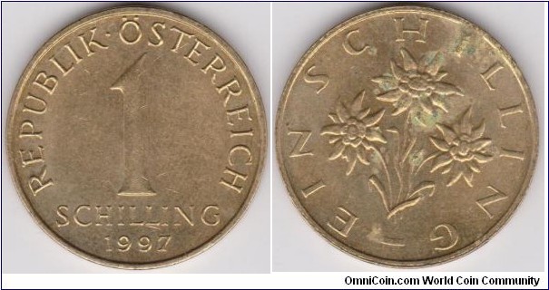 1 Schilling Austria 1997