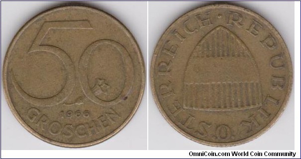 50 Grochen Austria 1966 