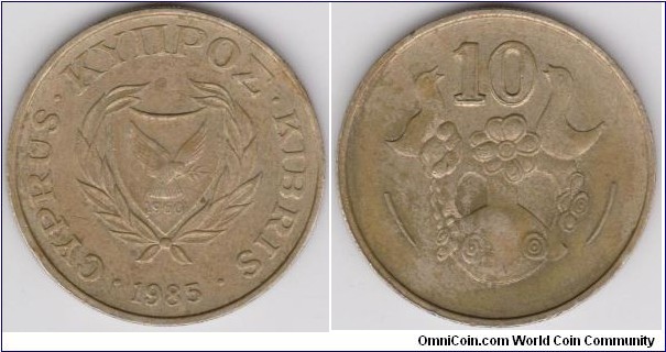 10 Cent Cyprus 1985