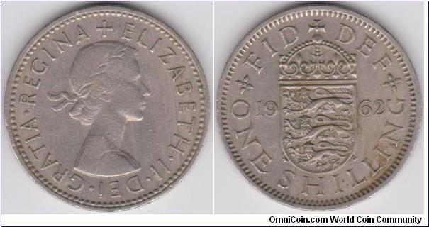 One Shilling 1962 