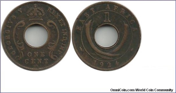 BEAfrica 1 Cent 1924KN
