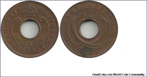 BEAfrica 1 Cent 1952KN