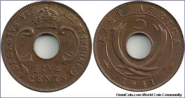 BEAfrica 5 Cents 1941-I