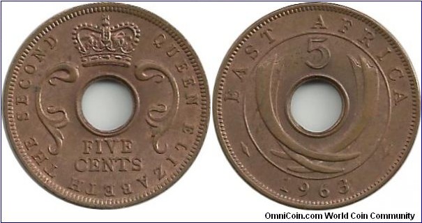 BEAfrica 5 Cents 1963