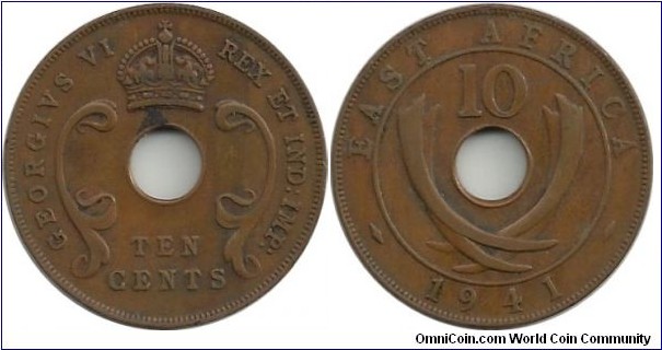 BEAfrica 10 Cents 1941