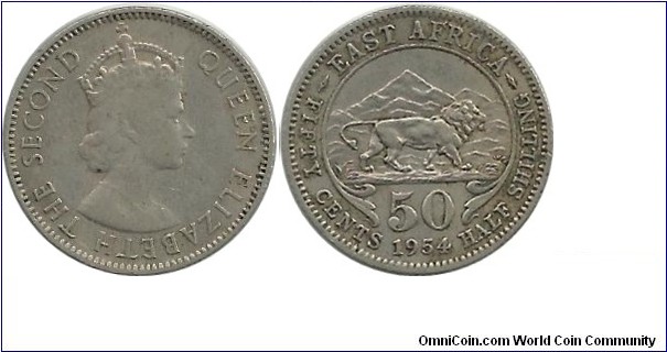 BEAfrica 50 Cents 1954
