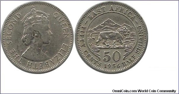 BEAfrica 50 Cents 1956