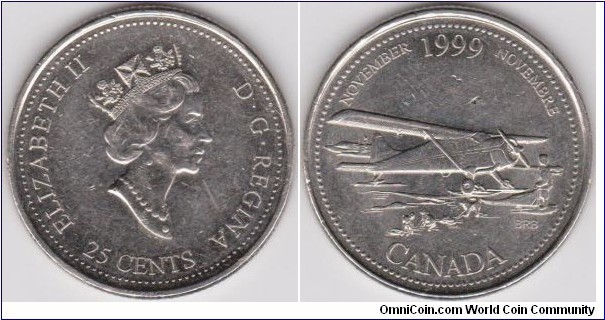 25 Cents Canada 1999