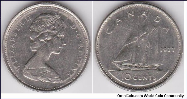 10 Cents Canada 1977