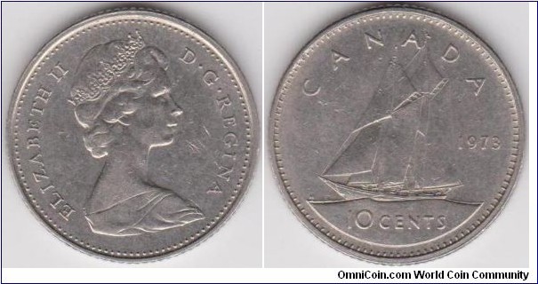 10 Cents Canada 1973