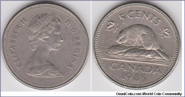 5 Cents Canada 1985