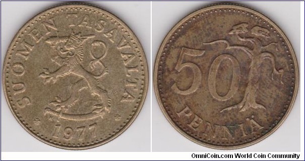 50 Penniä Finland 1977