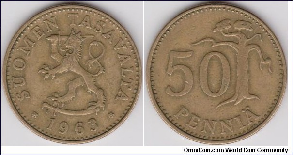 50 Penniä Finland 1963