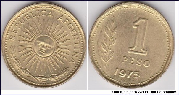 1 Peso Argentina 1975