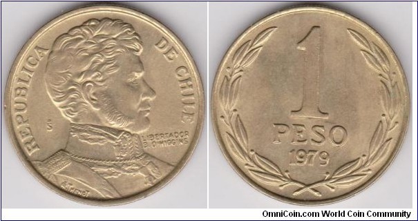 1 Peso Chili 1979