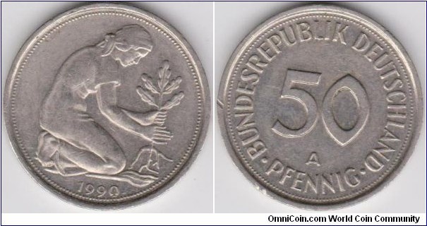 50 Phennig Germany 1990-A