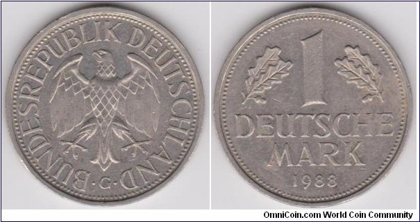 1 Mark Germany 1988-G