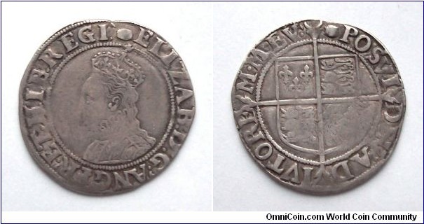England Shilling, Elizabeth I