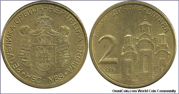 Serbian Republic 2 Dinara 2006