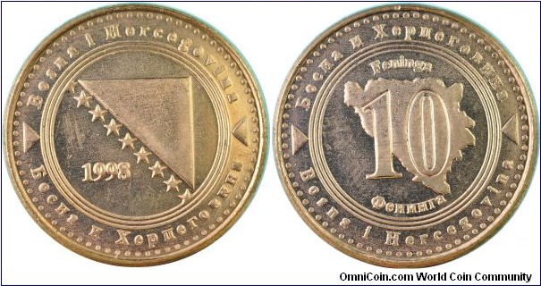 Bosnia&Herzegovina10Feninga-km115-1998