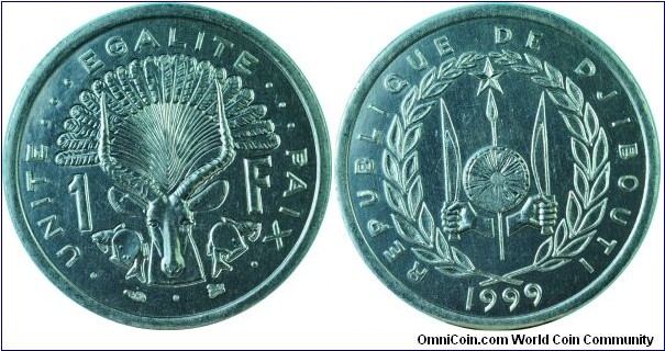 Djibouti1Franc-km20-1999