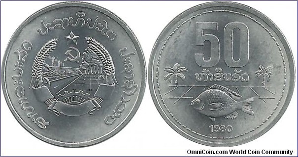 Laos 50 Att 1980