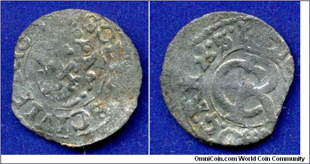 Riga solid.
Swedish Livonia.
Christina Vasa (1632-1654).


Bilon.