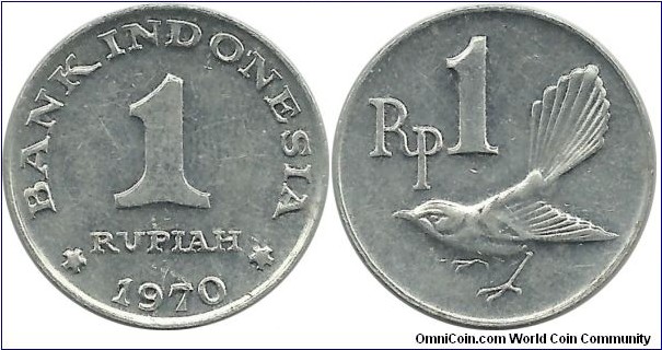 Indonesia 1 Rupiah 1970