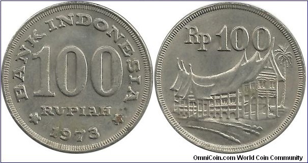Indonesia 100 Rupiah 1973
