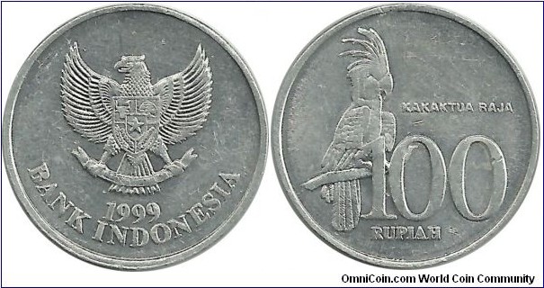 Indonesia 100 Rupiah 1999