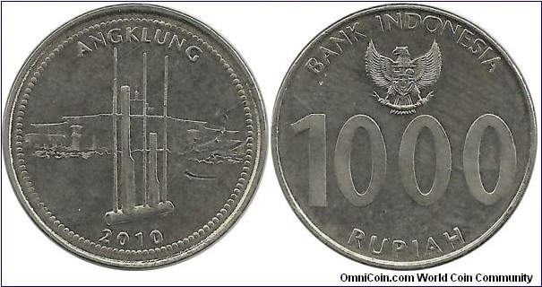 Indonesia 1000 Rupiah 2010