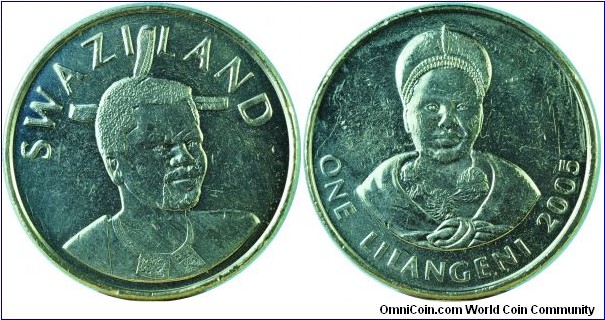 Swaziland1Lilangeni-km45-2005