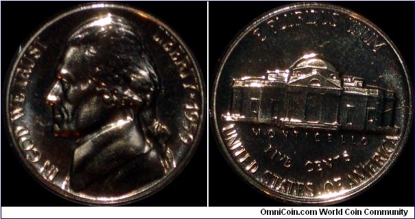 1959 proof nickel