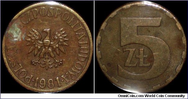 1981 5 złoty