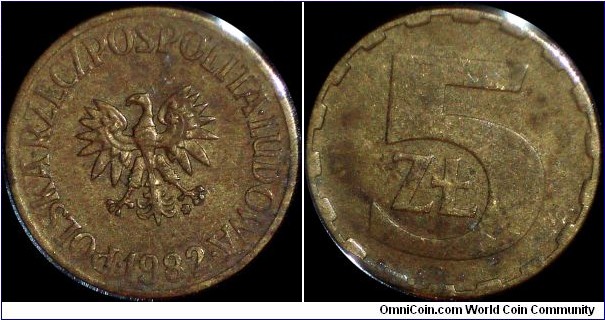 1982 5 złoty