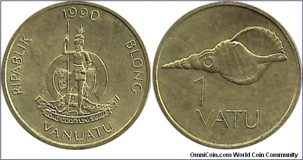 Vanuatu 1 Vatu 1990