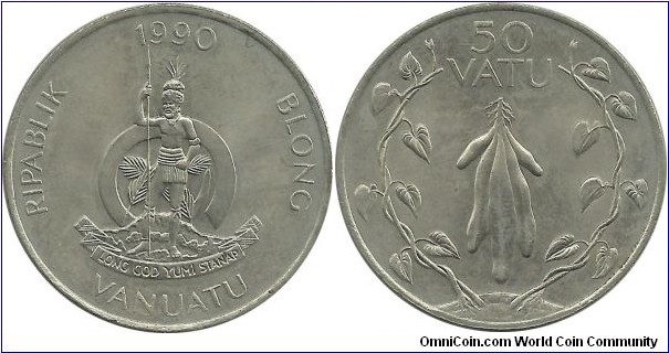 Vanuatu 50 Vatu 1990