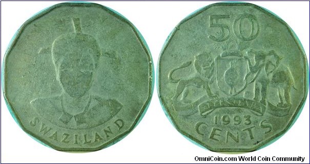 Swaziland50Cents-km43-1993