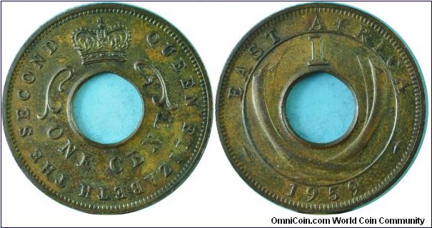 EastAfrica(British)1Cent-km35-1959