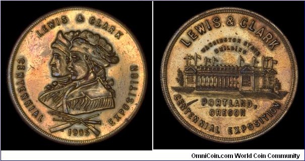 Lewis and Clark Exposition, Washington Building souvenir
