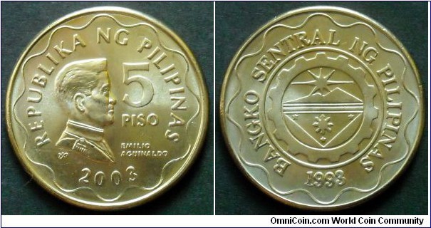 Philippines 5 piso.
2003
